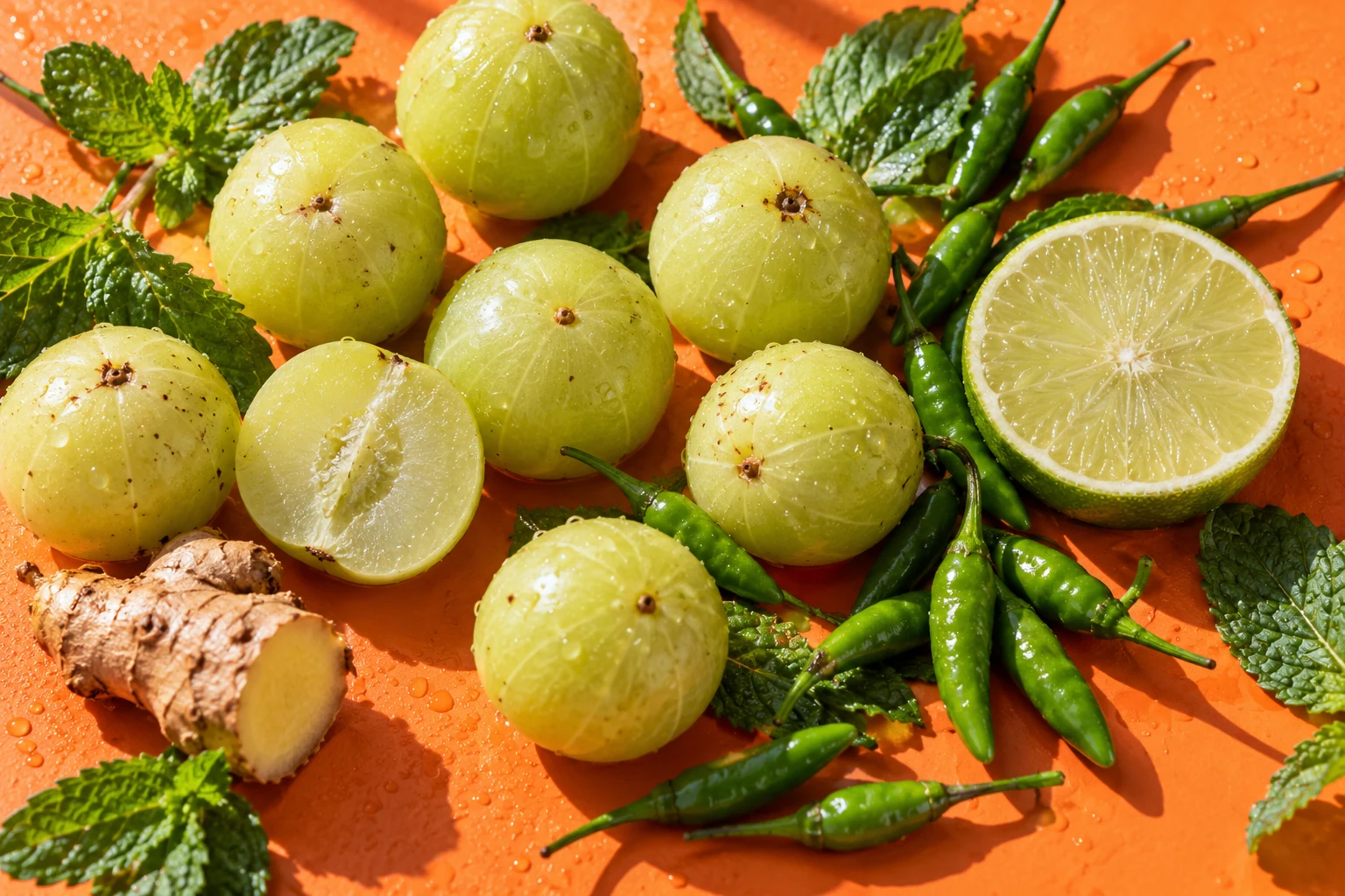 Nellikka, kanthari, lime and herbs